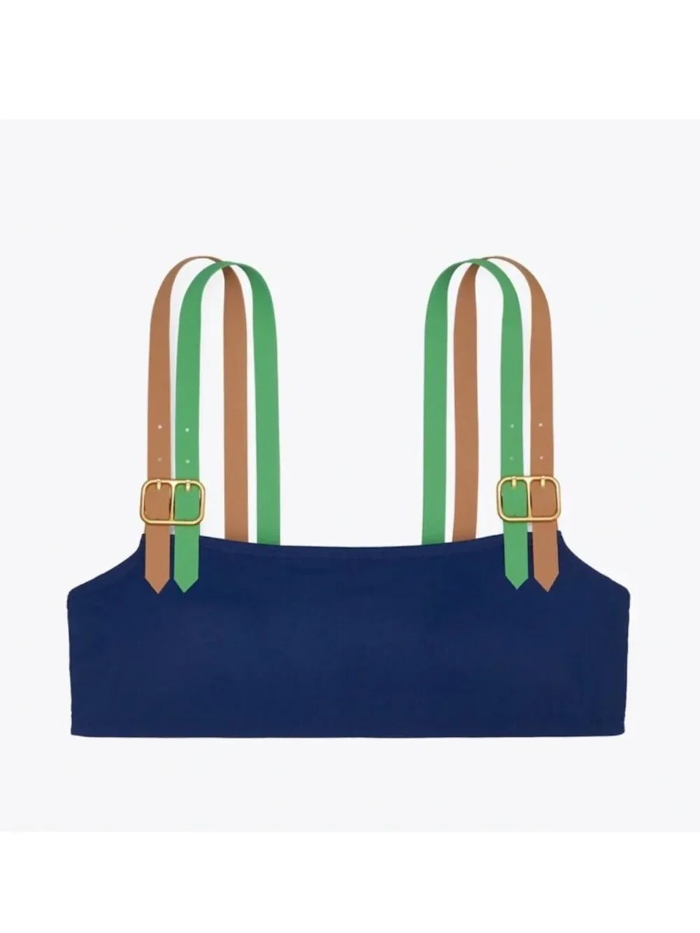 Tory Burch Buckle Bikini Top
